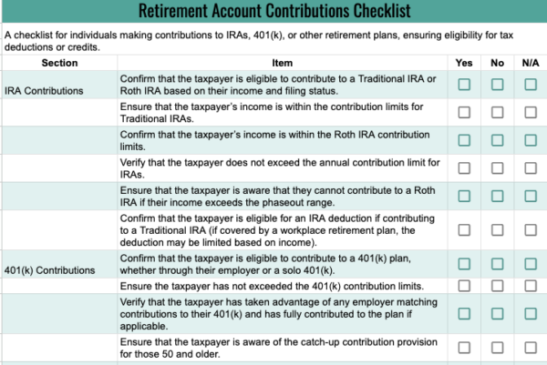 Simplified 1040 Filing: The 2025 Tax Year Preparation Checklist